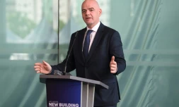 Le président de la Fifa, Gianni Infantino à Kuala Lumpur,le 30 octobre 2018.