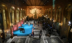 La salle où sont décernés les prix Nobel à Stockholm le 10 décembre 2020