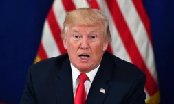 Le président américain Donald Trump dans son club de golf dans le New Jersey, le 10 août 2017