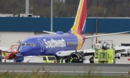 Cet avion de Southwest Airlines s'est posé le 17 avril 2018 en urgence à l'aéroport de Philadelphie (Pennsylavnie) aprÚs une défaillance de moteur, qui a fait un mort