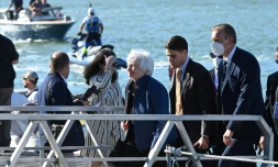 La secrétaire américaine au Trésor Janet Yellen arrive à Venise pour participer au G20 Finances, le 9 juillet 2021