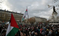 Manifestation pro palestinienne le 9 décembre 2017 à Paris