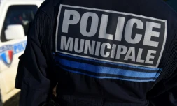 Un policier municipal, le 21 janvier 2020 à Plougastel-Daoulas, dans le Finistère (1O350C)