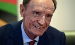 Le triple champion olympique de ski alpin en 1968, Jean-Claude Killy, le 5 février 2018 à Grenoble