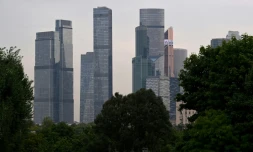 Le quartier d'affaires Moscou City, dans la capitale russe, le 18 août 2023