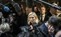 Marine Le Pen le 20 octobre 2015 à Lyon