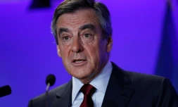 François Fillon lors de ses voeux à la presse le 10 janvier 2017 à Paris