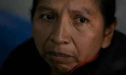 Zulma Hinojosa, mÚre d'un patient de l'HÎpital del Niño à La Paz, en Bolivie, le 26 mai 2026
