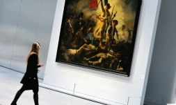 "La liberté guidant le peuple" d'Eugène Delacroix exposée au musée du Louvre-Lens, le 3 décembre 2012