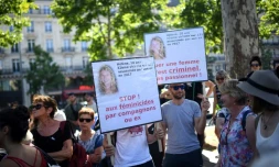 Manifestation contre les féminicides et les violences faites aux femmes, le 6 juillet 2019 à Paris