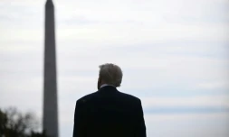 Le président américain Donald Trump à Washington, le 18 novembre 2025, aux Etats-Unis