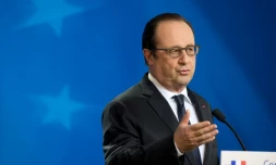 François Hollande lors d'une conférence de presse le 17 décembre 2015 à Bruuxelles
