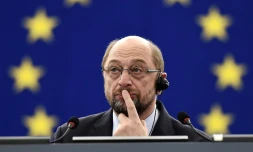 Le président du Parlement européen Martin Schulz à Strasbourg, le 21 novembre 2016