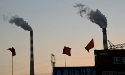 Une centrale à charbon à Datong, dans la province chinoise du Shanxi, le 3 novembre 2021 