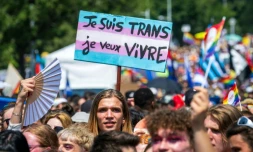 La marche des fiertés LGBT+ à Strasbourg, le 17 juin 2023