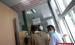 La salle d'attente des urgences du centre hospitalier départemental Felix Guyon