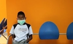 La salle d'attente des urgences du centre hospitalier départemental Felix Guyon