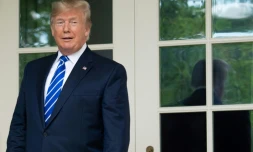 Donald Trump Ă la Maison Blanche le 31 juillet 2019