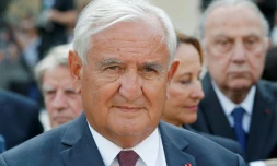 L'ancien Premier ministre Jean-Pierre Raffarin, aux Invalides à paris, le 5 juillet 2017