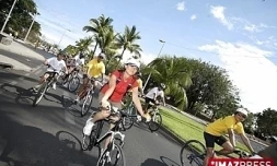 Ballade à vélo en ville