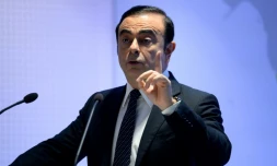 Carlos Ghosn à Boulogne-Billancourt, près de Paris, le 10 février 2017
