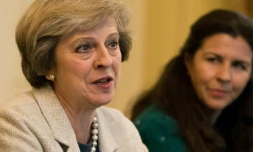 La PremiĂšre ministre britannique Theresa May le 4 aout 2016 Ă Londres