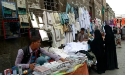 Des femmes dans une rue de Sanaa, le 1er septembre 2015