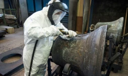 Réparation de cloches chez Bodet, à Trémentines (France), le 17 décembre 2018