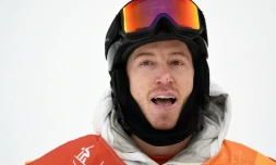 L'Américain Shaun White vainqueur du snowboard halfpipe aux JO de Pyeongchang le 14 février 2018