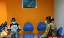 La salle d'attente des urgences du centre hospitalier départemental Felix Guyon