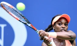 Sloane Stephens lors de la finale dames de l'US Open, le 9 septembre 2017 à New York