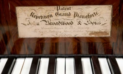 L'un des pianos anciens mis à disposition d'une trentaine de pianistes pour le concours Chopin sur pianos d'époque, le 4 septembre 2018 à Varsovie
