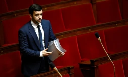 Le député du RN Jean-Philippe Tanguy à l'Assemblée nationale, à Paris, le 21 octobre 2024
