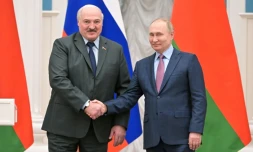 Autocratic leader Alexander Lukashenko allowed Russian troops to use Belarusian territory to invade Ukraine from the north.