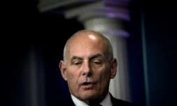 Le secrétaire général de la Maison Blanche, John Kelly, a évoqué jeudi la mort de son fils en Afghanistan 
