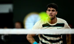 L'Espagnol Carlos Alcaraz s'est qualifié pour la finale de Roland-Garros le 6 juin 2025 à Paris
