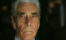 Yves Guena, lors d'une exposition Ă l'Institut du monde arabe le 2 octobre 2006