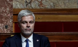 Laurent Wauquiez à l'Assemblée nationale, le 18 juillet 2024 à Paris