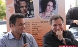 Didier Robert, maire du Tampon et le le maître parfumeur Christian Louis (Photo D.R)