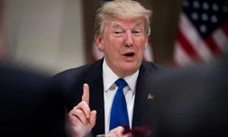 Donald Trump Ă Davos le 25 janvier 2018