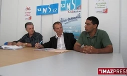 Conférence de presse de l'UNSA (Archives)