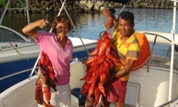 Le gagnant de l'édition 2008 du concours de pêche au fond (Photo : Les sauveteurs en mer)