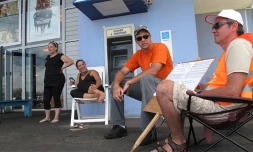 Le grévistes du Cinépalmes de Sainte-Marie attendent des nouvelles d'un médiateur extérieur