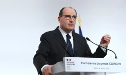 Le Premier ministre Jean Castex Ă Paris, le 4 mars 2021