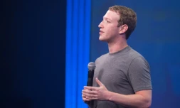 Le patron-fondateur de Facebook, Mark Zuckerberg à San Francisco (Californie), le 25 mars 2015