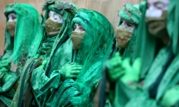 Manifestation pour la planète à l'appel du groupe écologiste Extinction Rebellion (XR), le 23 avril 2023 à Londres