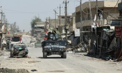 Les forces irakiennes à l'ouest de Mossoul le 17 juin 2017