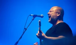 Le chanteur américain Frank Black, leader des Pixies, le 4 juillet 2014 au Eurockéennes de Belfort