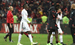 Blaise Matuidi et le PSG quittent l'Allianz Riviera sur une défaite devant l'OGC Nice, le 30 avril 2017