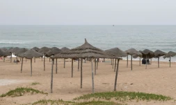 La plage de La Marsa près de Tunis le 16 mai 2020